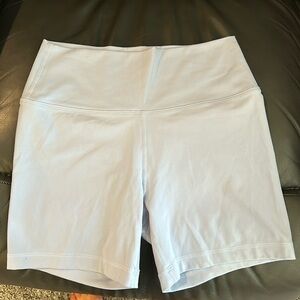 Fleo light blue biker Shorts size medium